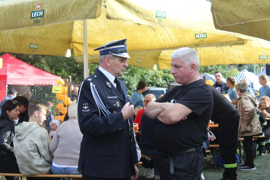 Festyn mundurowy dla Macieja Kaliszaka, prezesa OSP w Jarocinie