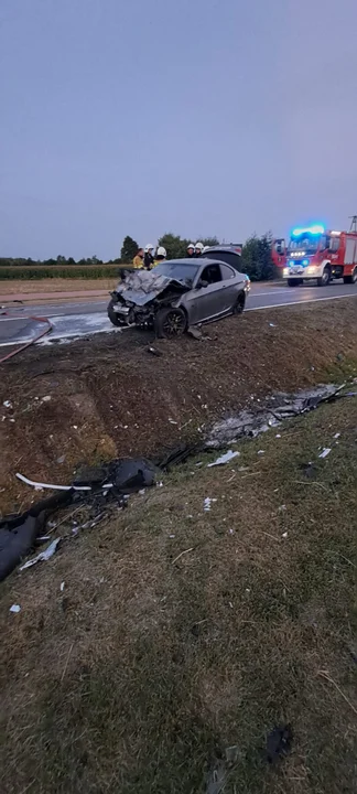 W Gizałkach zderzyły się dwa auta