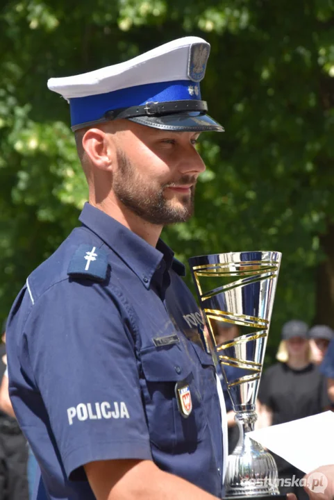 Podsumowanie 34. Konkursu "Policjant Ruchu Drogowego 2024" - finał  wojewódzki w Gostyniu