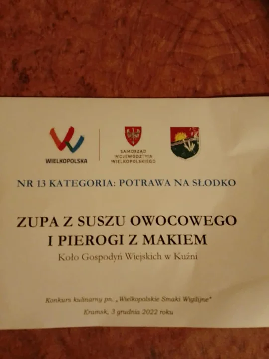 KGW z powiatu pleszewskiego nagrodzone na konkursie w Kramsku