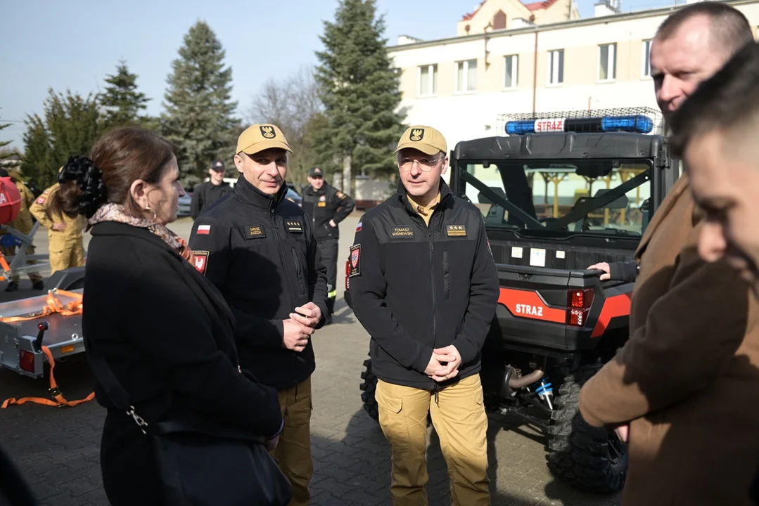 Odprawa roczna w Komendzie Powiatowej Państwowej Straży Pożarnej w Jarocinie