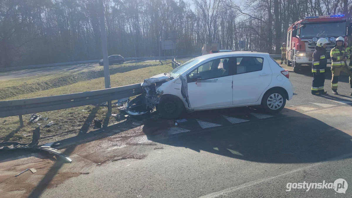 Wypadek na DK 12 Gostyń - Jarocin