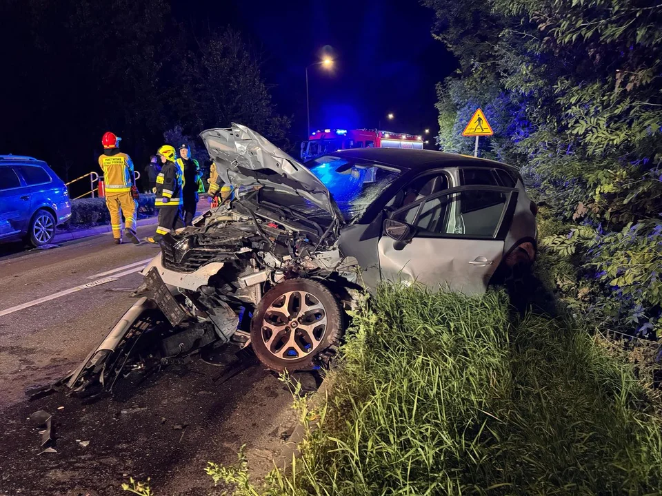 Wypadek na DK15 w Koźminie Wlkp.