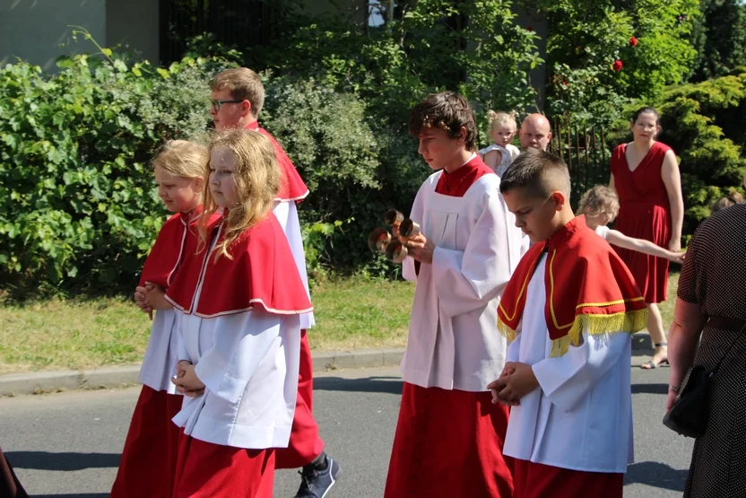 Procesja Bożego Ciała w parafii Św. Floriana