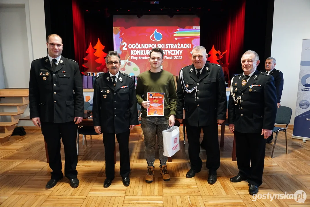 Strażacki konkurs plastyczny w powiecie gostyńskim, etap środowiskowy