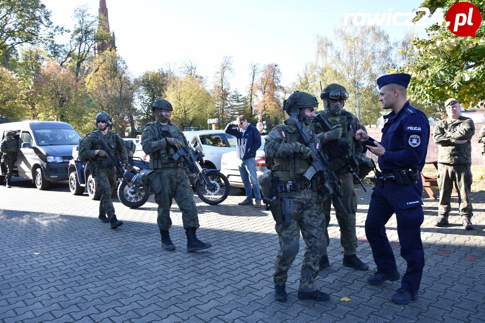 Ćwiczenia służb w Sarnowie i Rawiczu