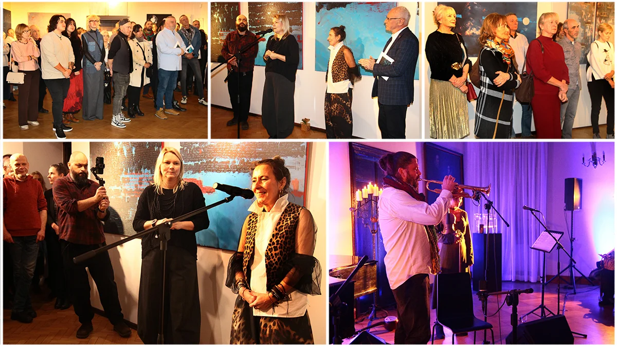 Ekscytujący malarsko-muzyczny wieczór w Muzeum Ziemi Rawickiej - Zdjęcie główne