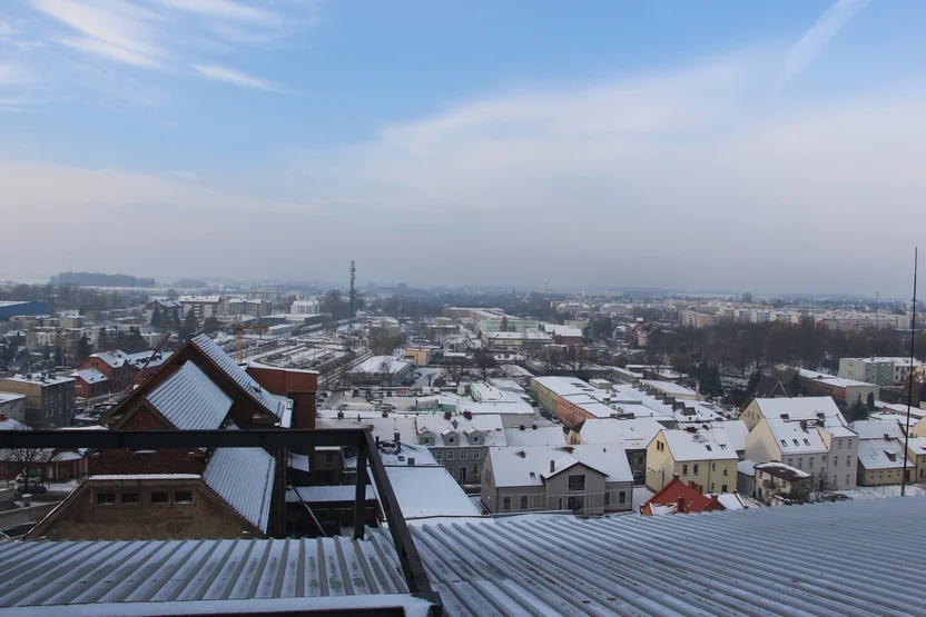 Ćwiczenia z ratownictwa wysokościowego na elewatorze zbożowym w Pleszewie