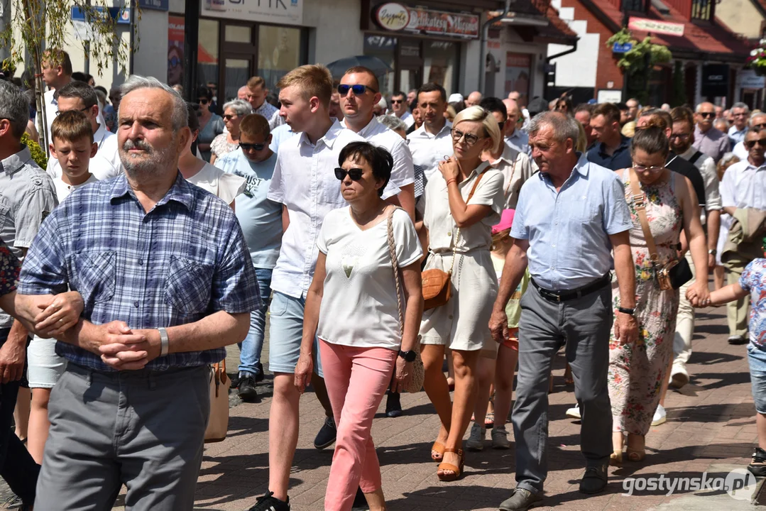 Gostyń - Boże Ciało 2023 - procesja ulicami miasta