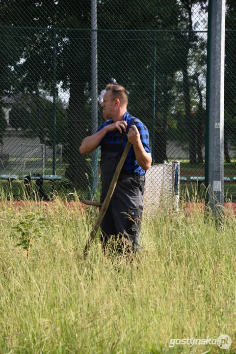 Weszli z kosami do  ogólnodostępnego sadu w Borku Wkp.