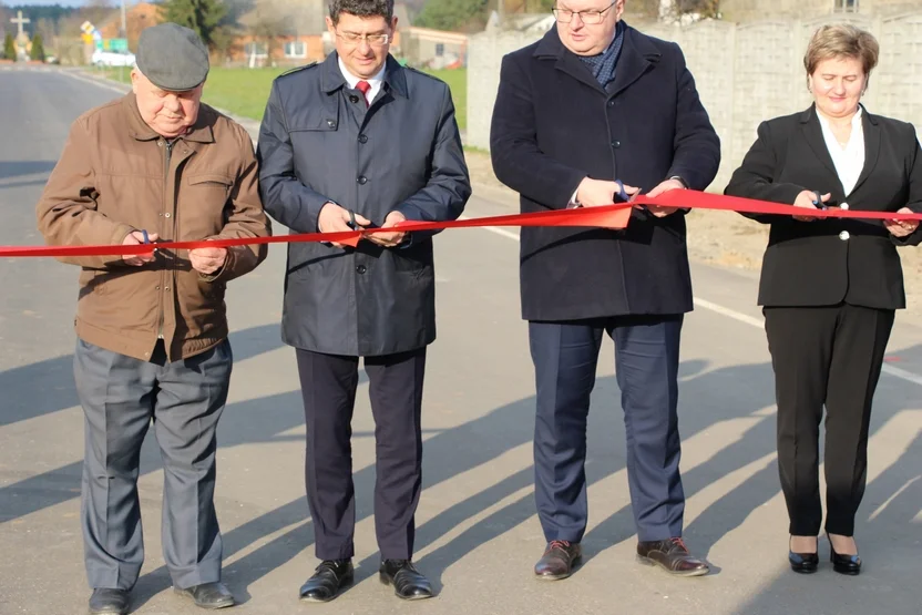 Otwarcie drogi w Rudzie Wieczyńskiej