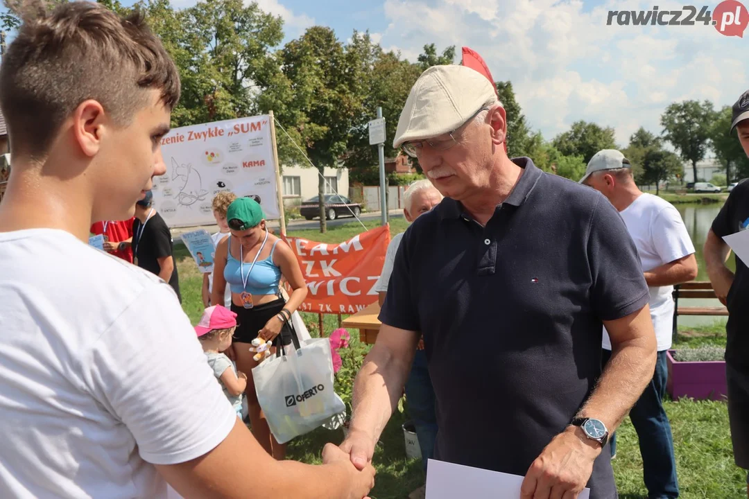 Zawody wędkarskie w Łaszczynie