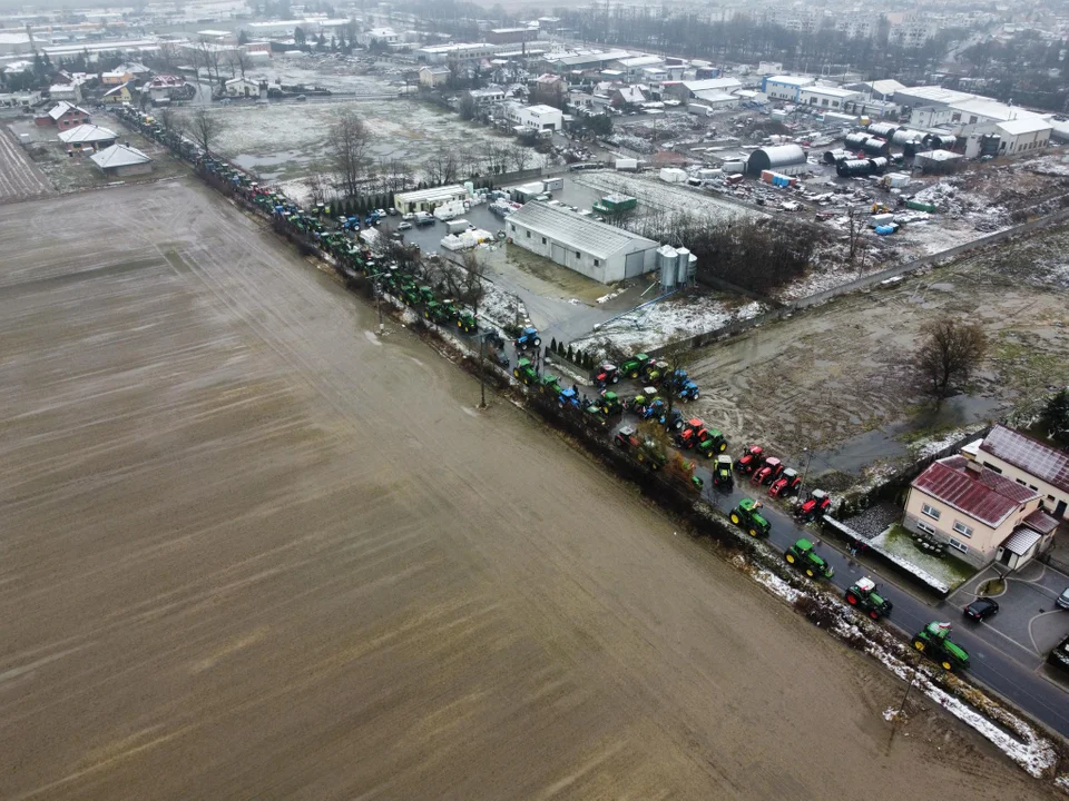 Protest rolników w powiecie krotoszyńskim