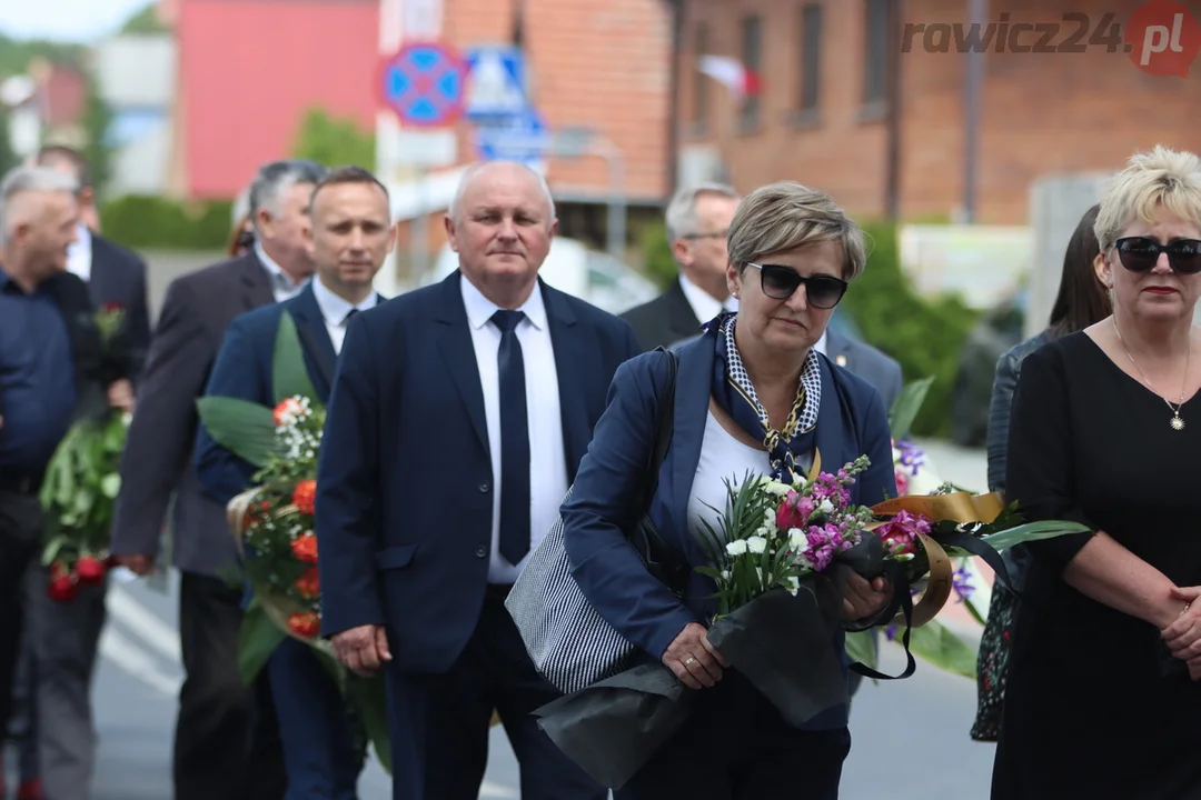 Delegacje na ceremonii pogrzebowej śp. Kazimierza Chudego