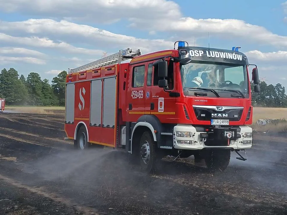 Pożar w Boguszynku w gminie Nowe Miasto