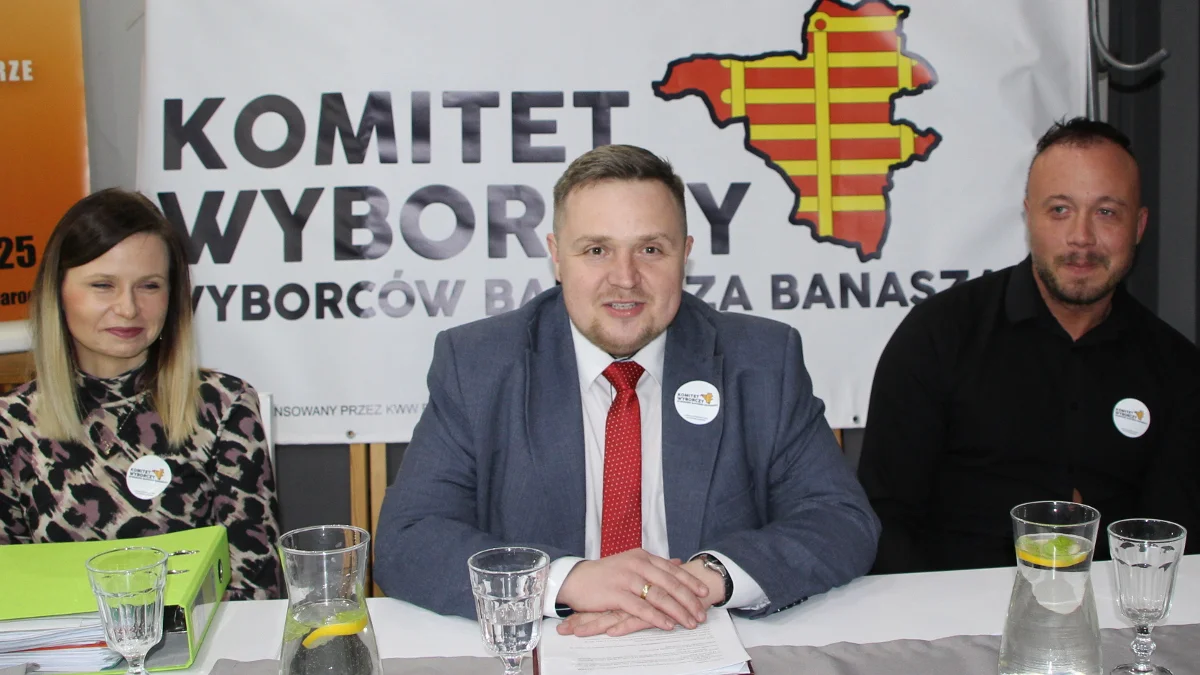 Wybory samorządowe 2024.Bartosz Banaszak przedstawił kandydatów na radnych - Zdjęcie główne