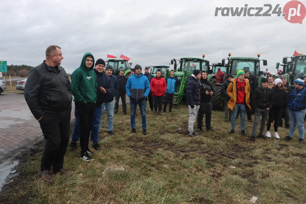 Rolnicy przejechali z gminy Miejska Górka do Rawicza i z powrotem