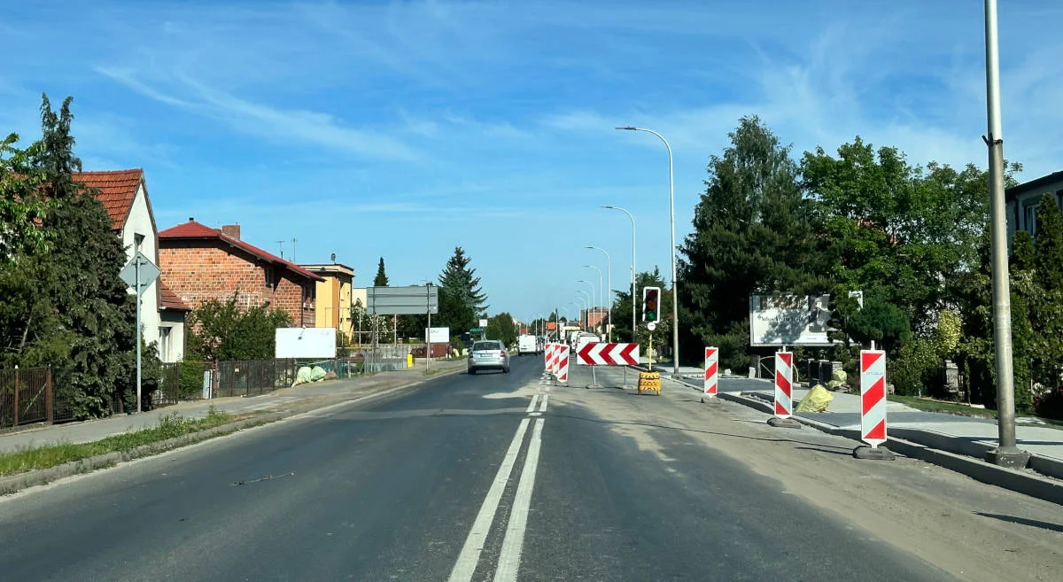 Remont ulicy Wojska Polskiego i Poznańskiej w Jarocinie