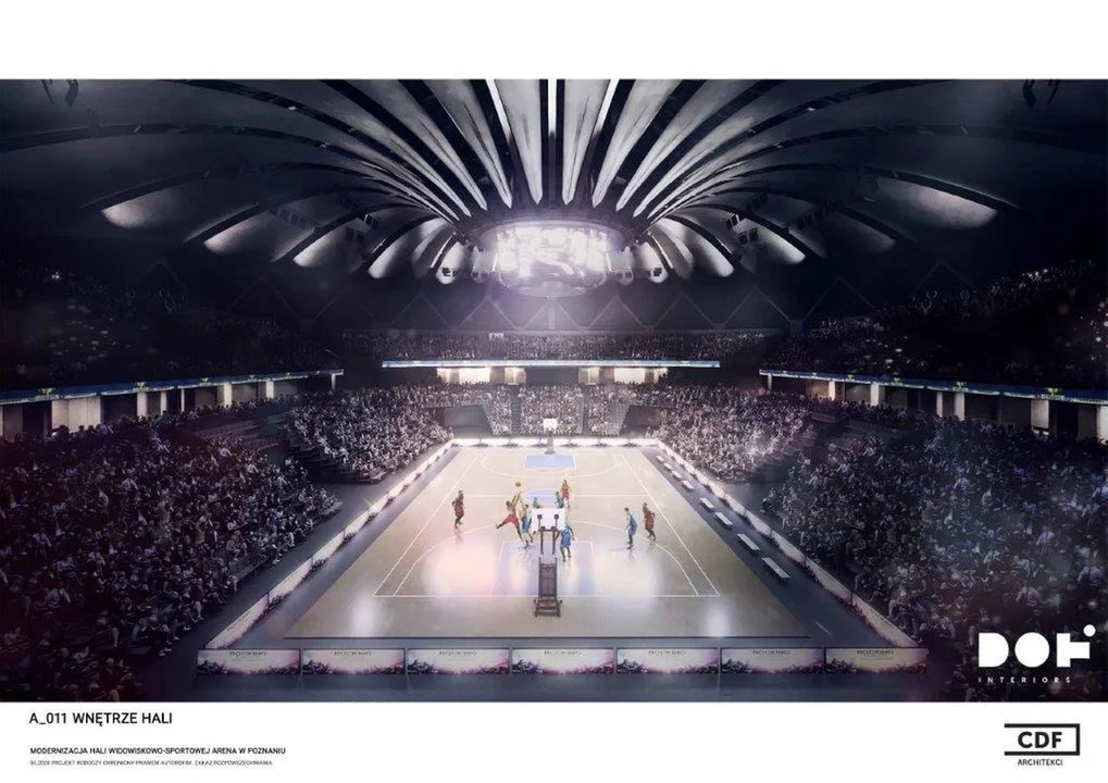Przebudowa Hali Sportowo-Widowiskowej Arena w Poznaniu. Ogłoszono przetarg