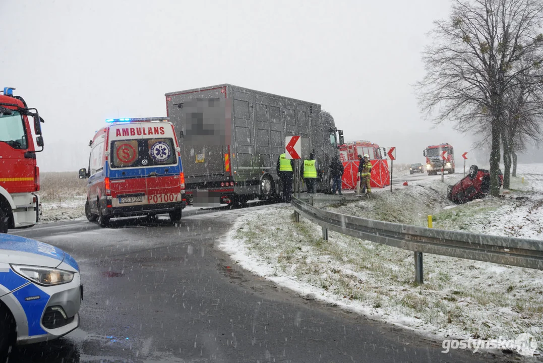 Śmiertelny wypadek na DK 12 w Dąbrówce