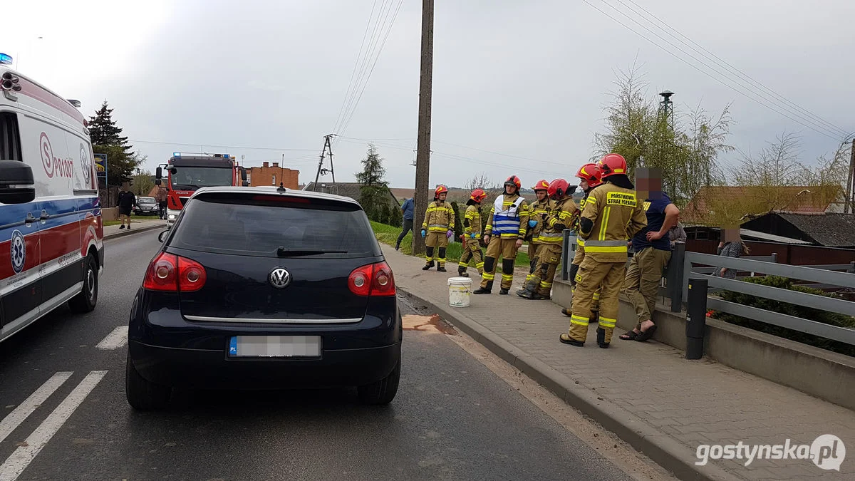 Zdarzenie drogowe w Kunowie