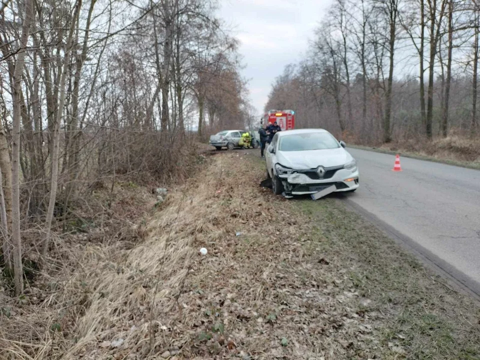 Wypadek na ulicy Krotoszyńskiej w Dobrzycy [ZDJĘCIA] - Zdjęcie główne