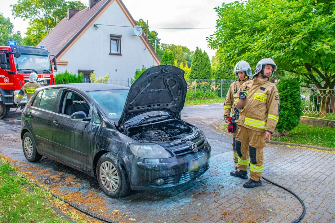 Pożar samochodu w Witaszycach