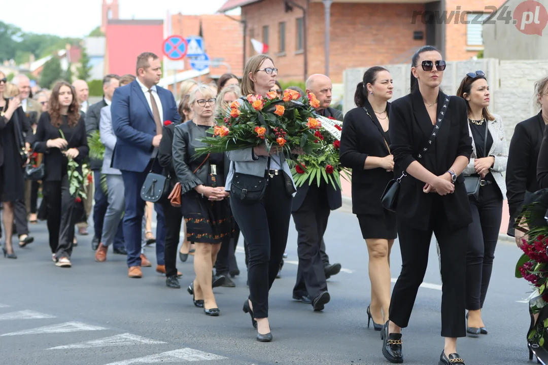 Delegacje na ceremonii pogrzebowej śp. Kazimierza Chudego