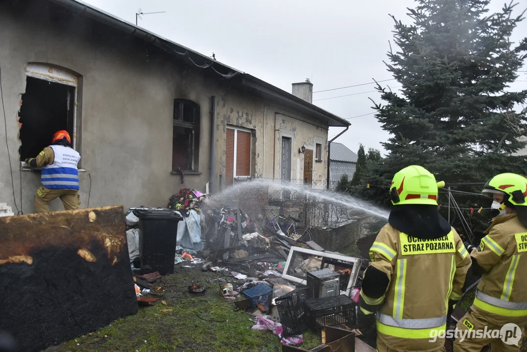 Pożar mieszkania w Szelejewie Drugim