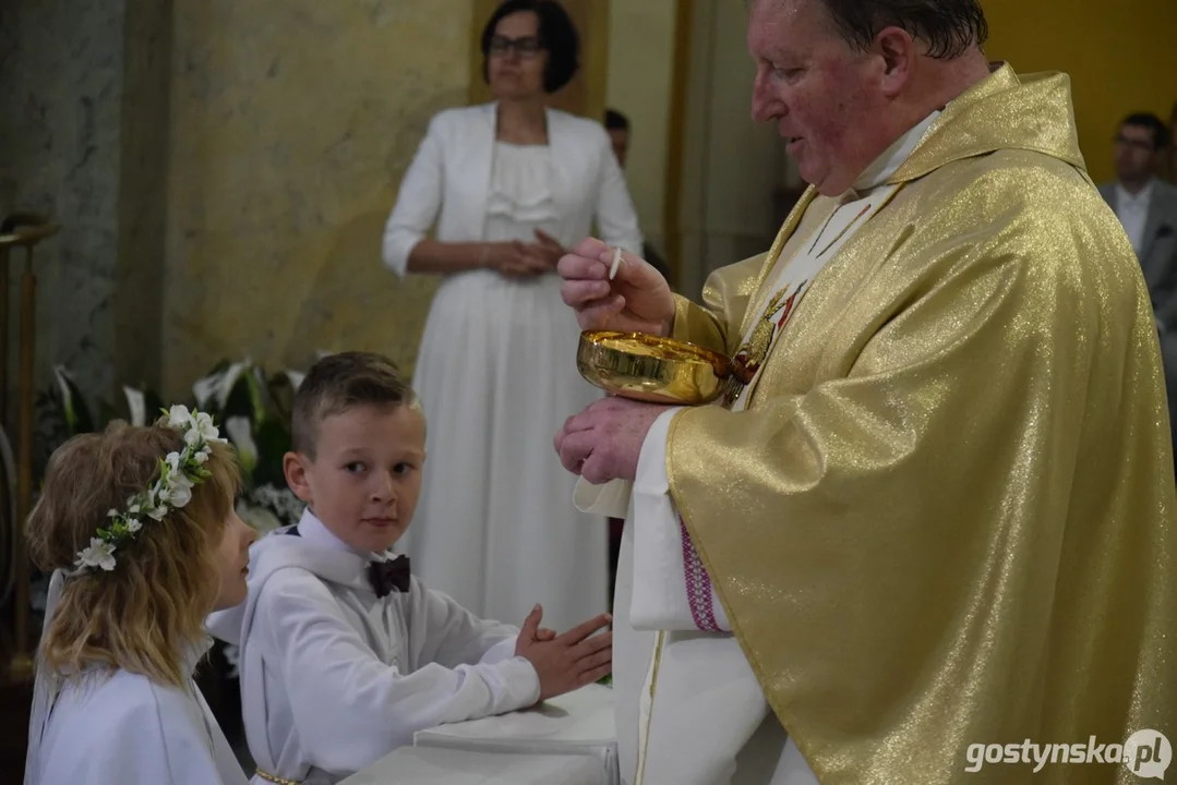 Pierwsza Komunia Św. w parafii św. Mikołaja w Krobi