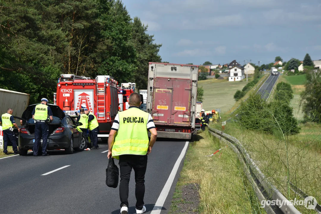 Tragiczny wypadek drogowy na DW 308, na odcinku Kunowo - Lubiń