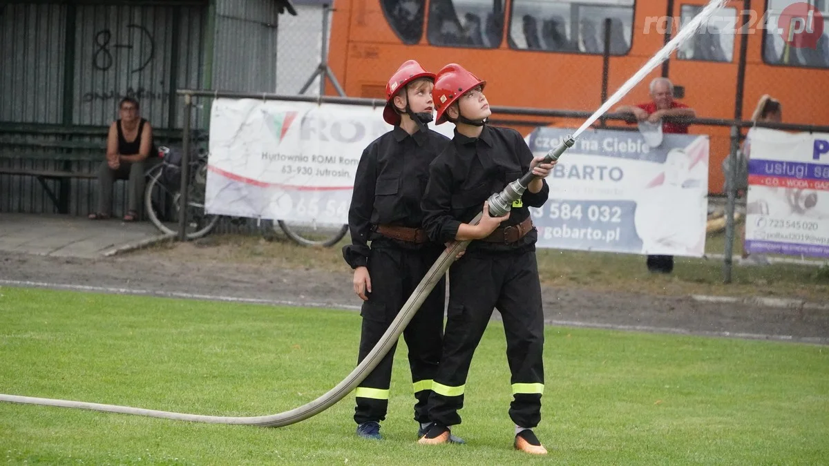 Ćwiczenie bojowe i podsumowanie Gminnych Zawodów Sportowo-Pożarniczych w Jutrosinie