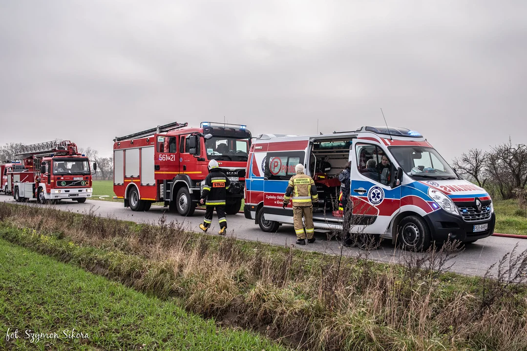 Tragiczny pożar w Polskich Olędrach