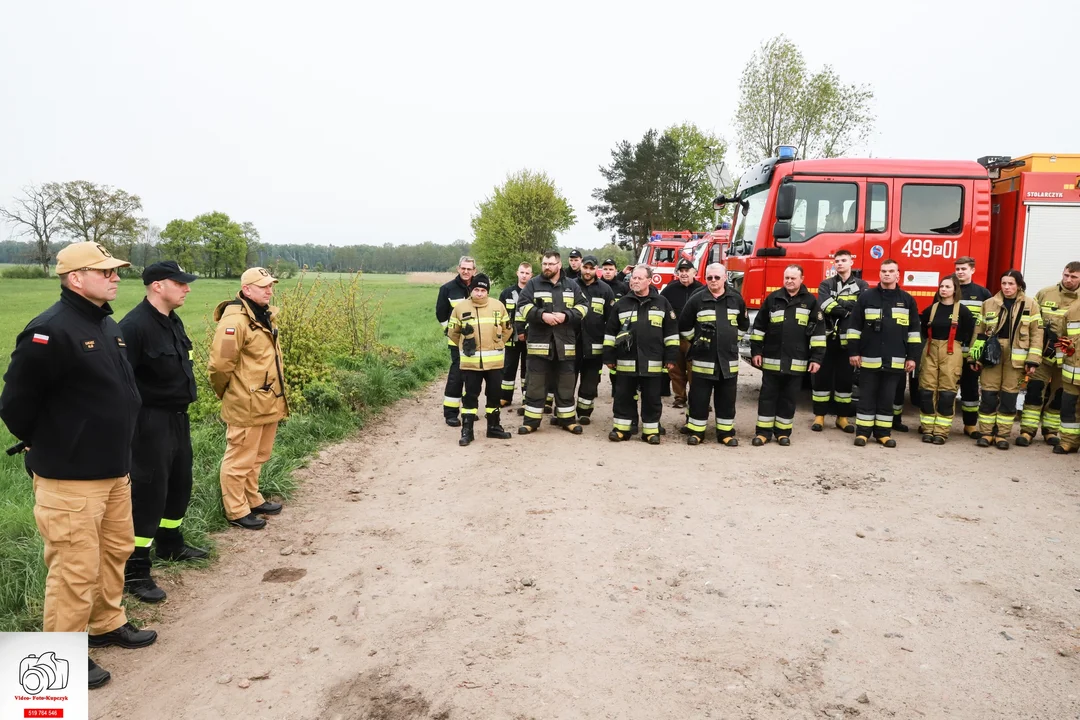 Ćwiczenia strażaków z powiatu krotoszyńskiego