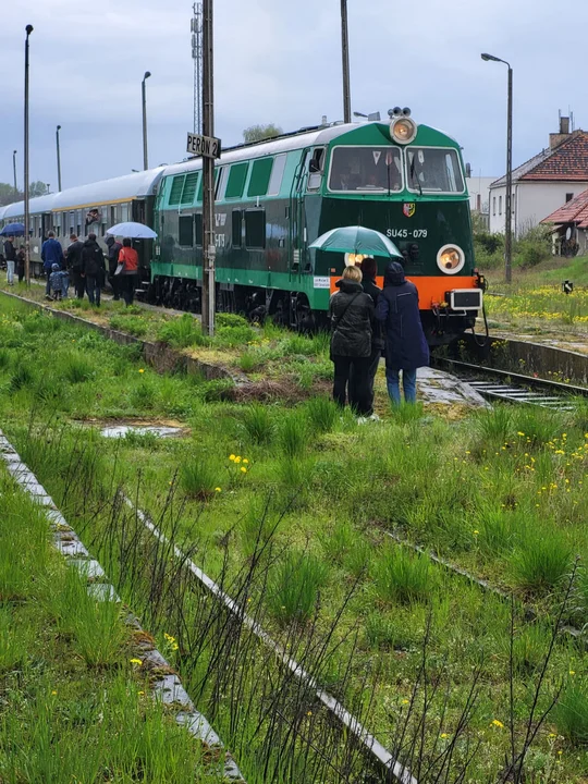 Pociąg turystyczny Baszta na linii Gostyń - Leszno