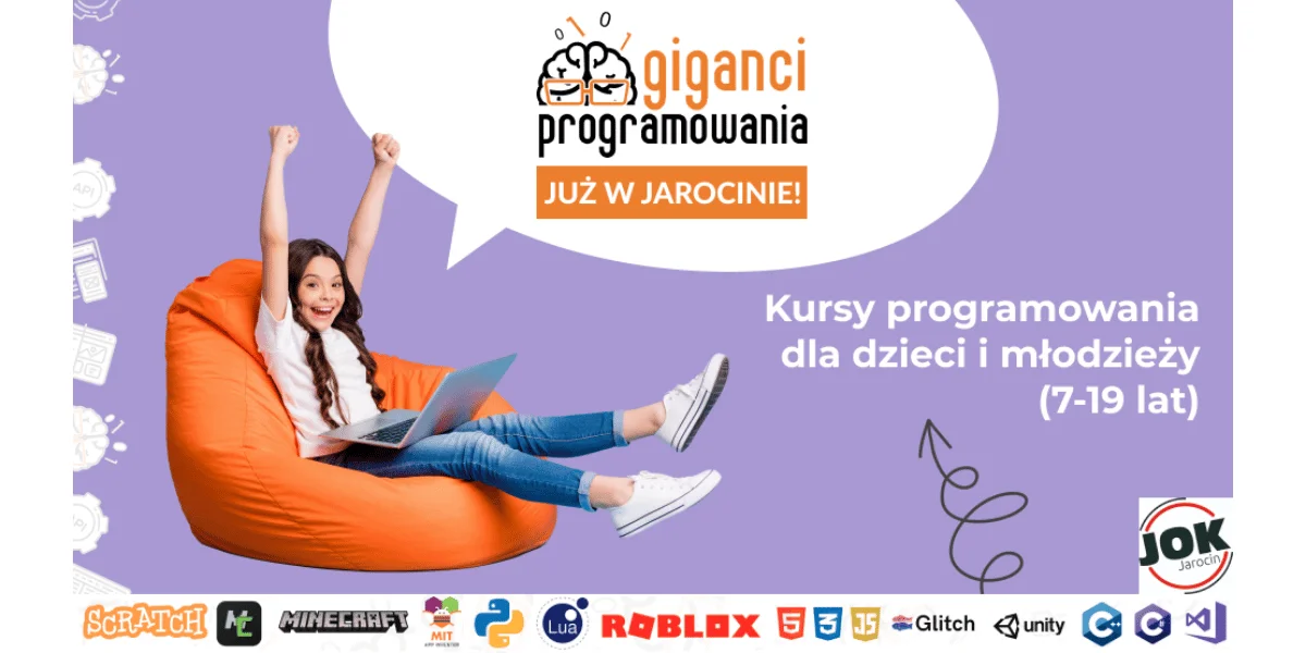 Programowanie jako zajęcia dodatkowe dla dzieci i młodzieży – Giganci Programowania Jarocin - Zdjęcie główne