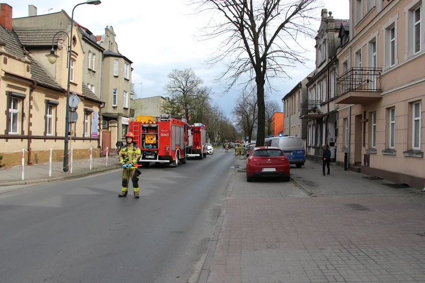 Kolizja na ulicy Kaliskiej w Pleszewie