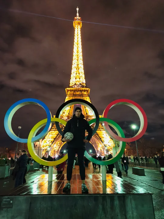 Konard Szwedo na zawodach w Paryżu