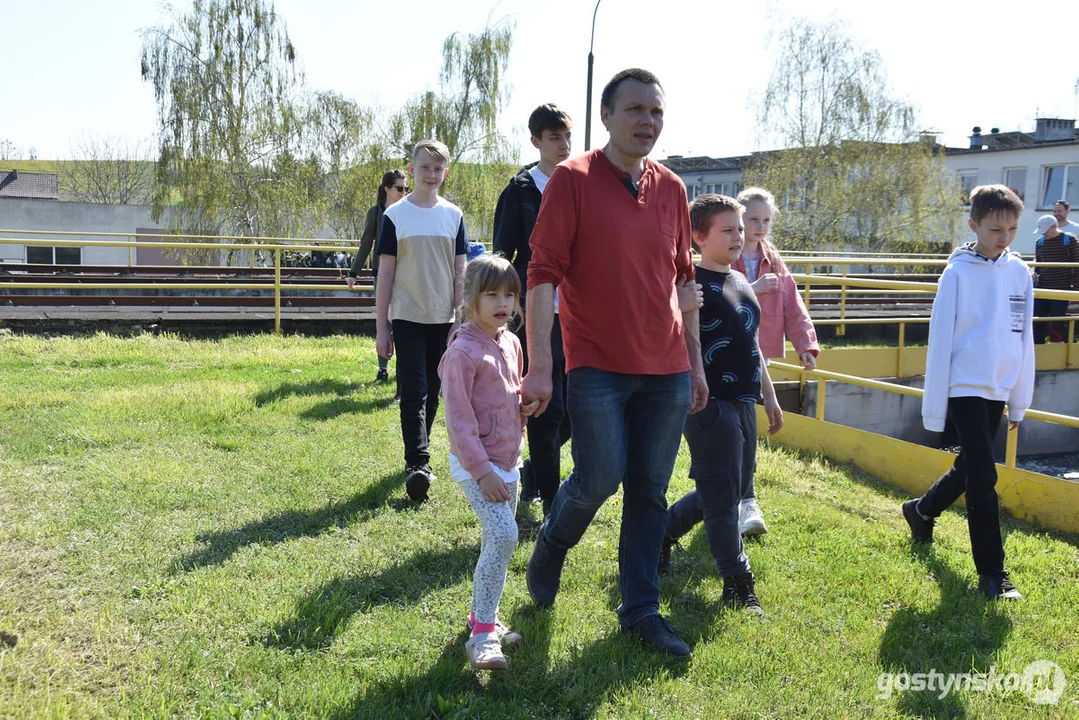 Zwiedzanie oczyszczalni ścieków w Gostyniu