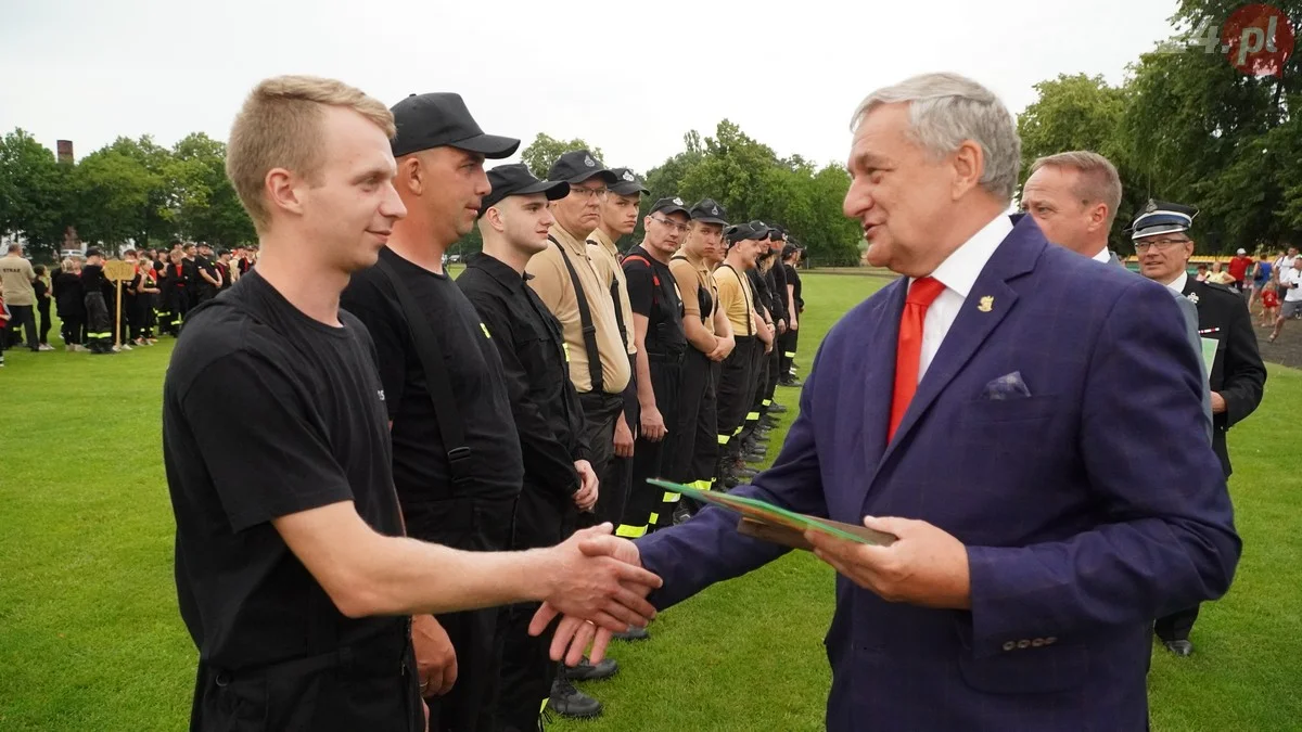 Ćwiczenie bojowe i podsumowanie Gminnych Zawodów Sportowo-Pożarniczych w Jutrosinie