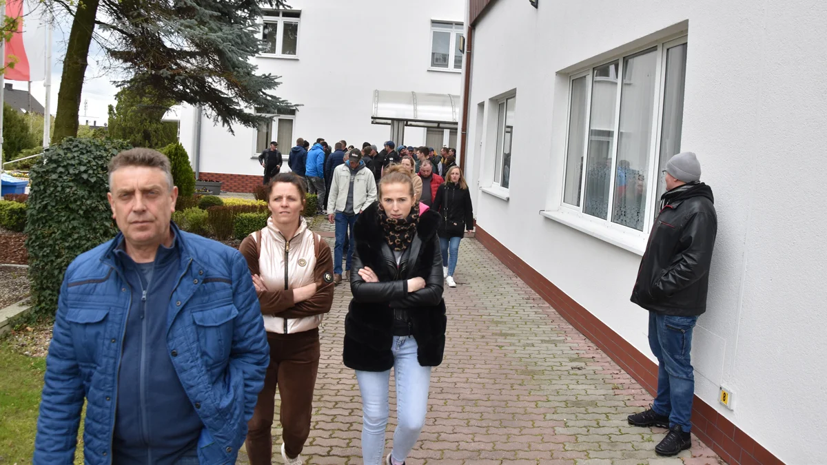 Protest dostawców mleka do Spółdzielni Mleczarskiej w Gostyniu