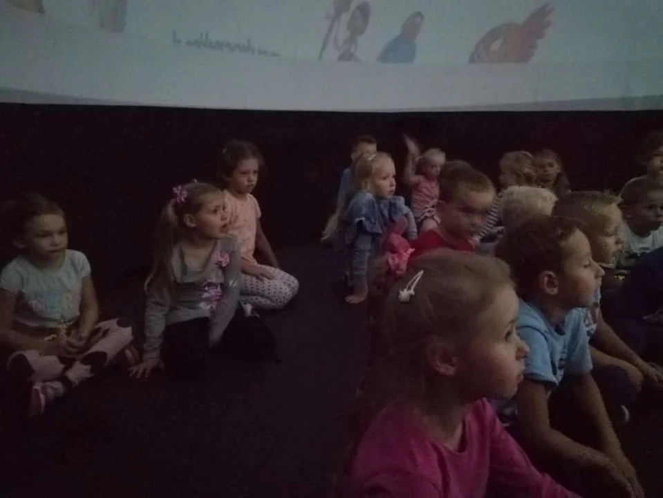 Kino Sferyczne w przedszkolu w Mieszkowie