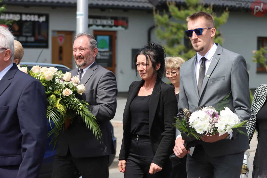 Delegacje na ceremonii pogrzebowej śp. Kazimierza Chudego