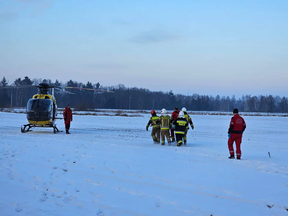 Wypadek podczas kuligu w powiecie konińskim