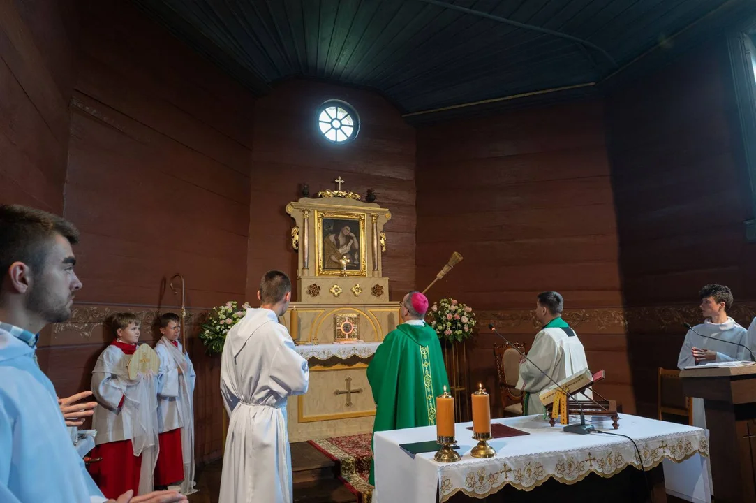 Poświęcenie drewnianego kościoła św. Marii Magdaleny w Krotoszynie