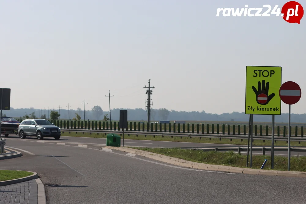 Tablice STOP zły kierunek w gminie Bojanowo