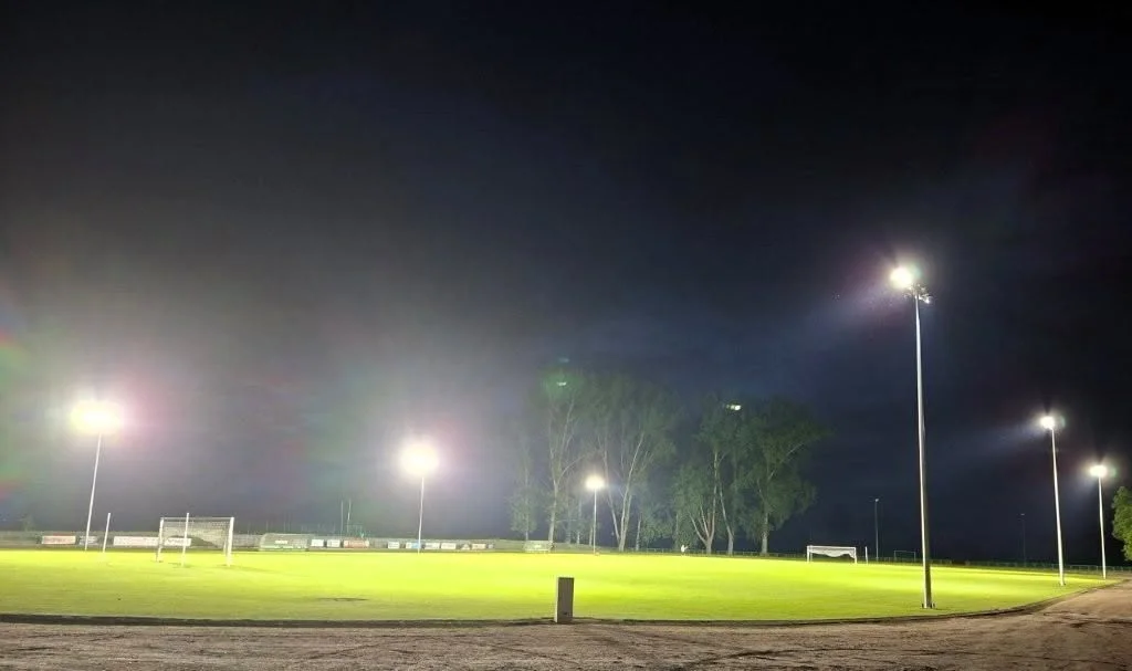 Nowe oświetlenie stadionu sportowego w Pudliszkach