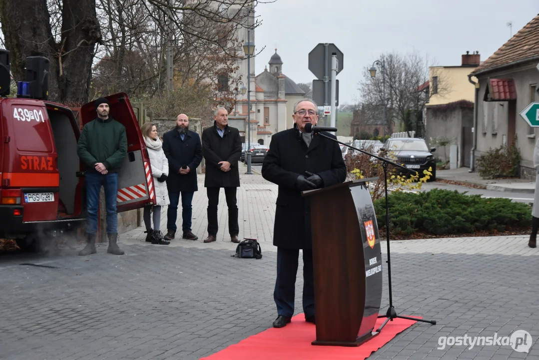 Otwarcie ul. Zdzieskiej w Borku Wlkp. - wizyta wicemarszałka Wojciecha Jankowiaka