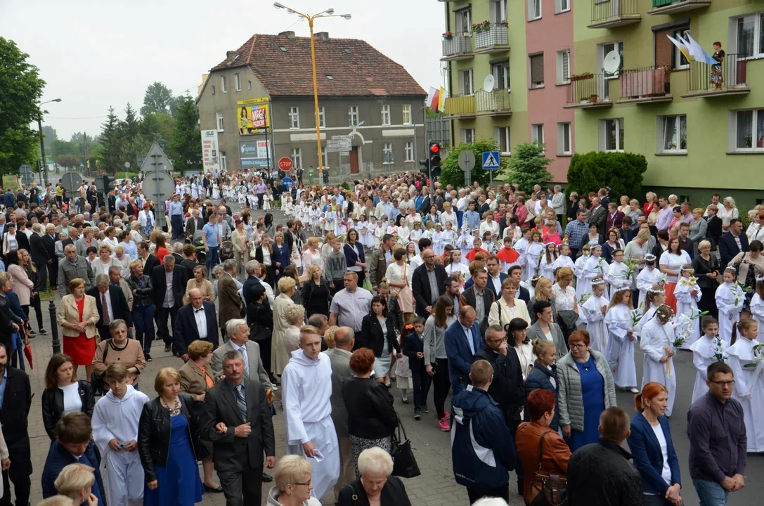 Procesja Bożego Ciała ulicami Krotoszyna w 2016 roku