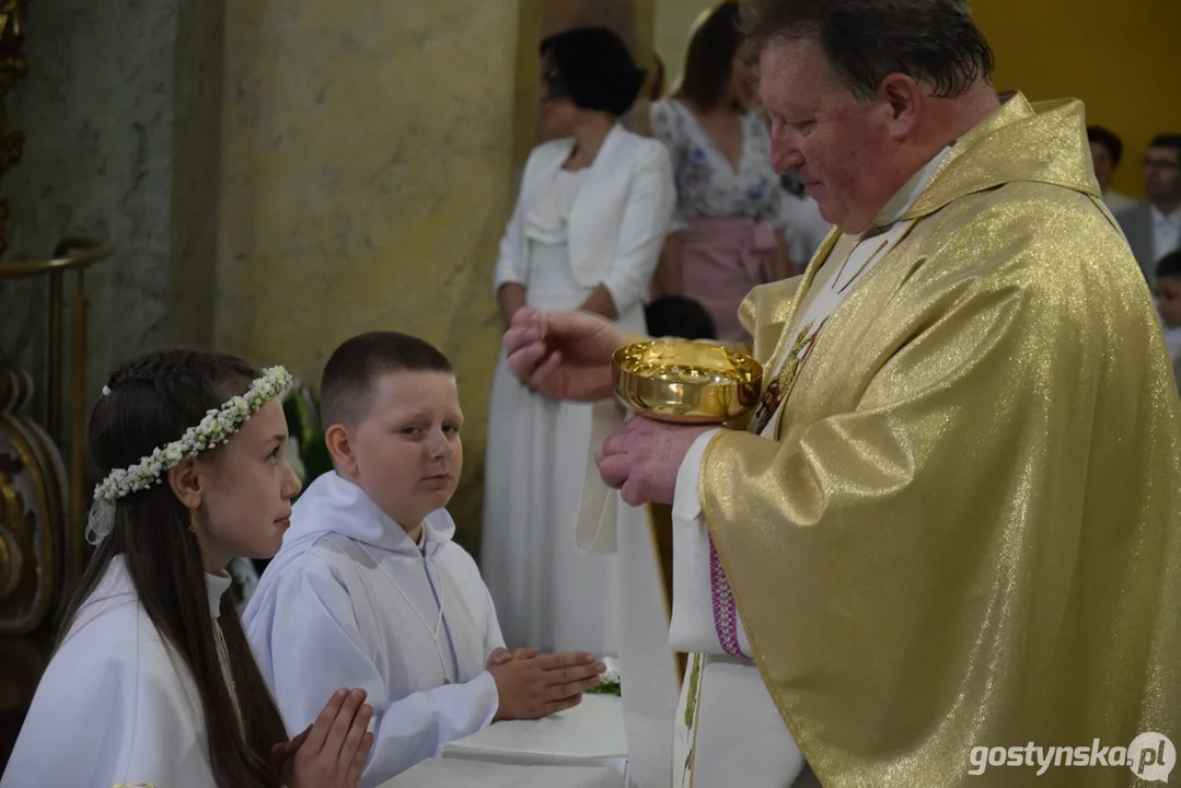 Pierwsza Komunia Św. w parafii św. Mikołaja w Krobi